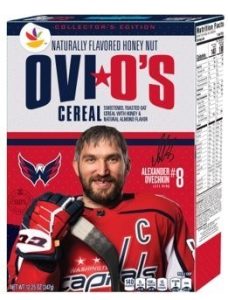Ovi O's cereal box