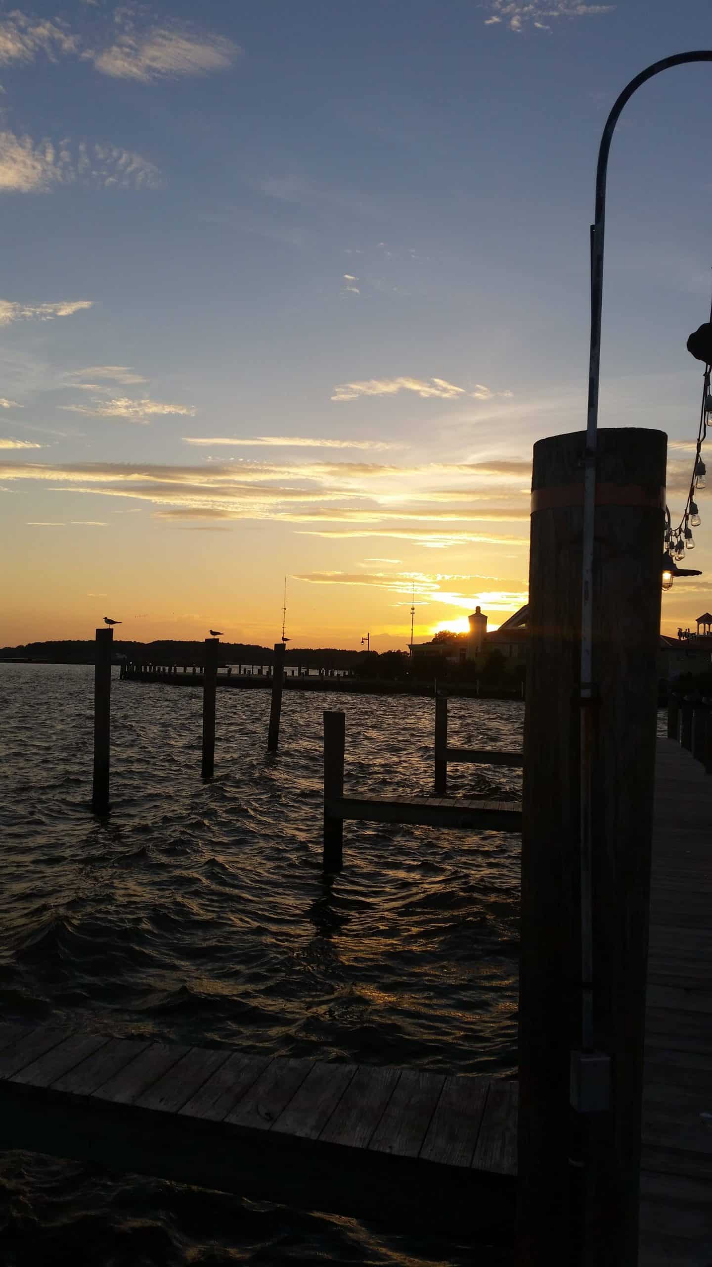 sunset on the Jetty